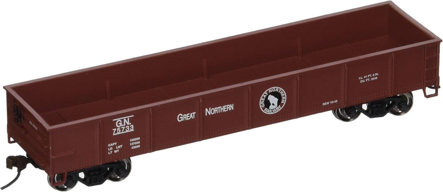 Bachmann Trains - 40' Gondola - GREAT NORTHERN - HO Scale, Grey, 8