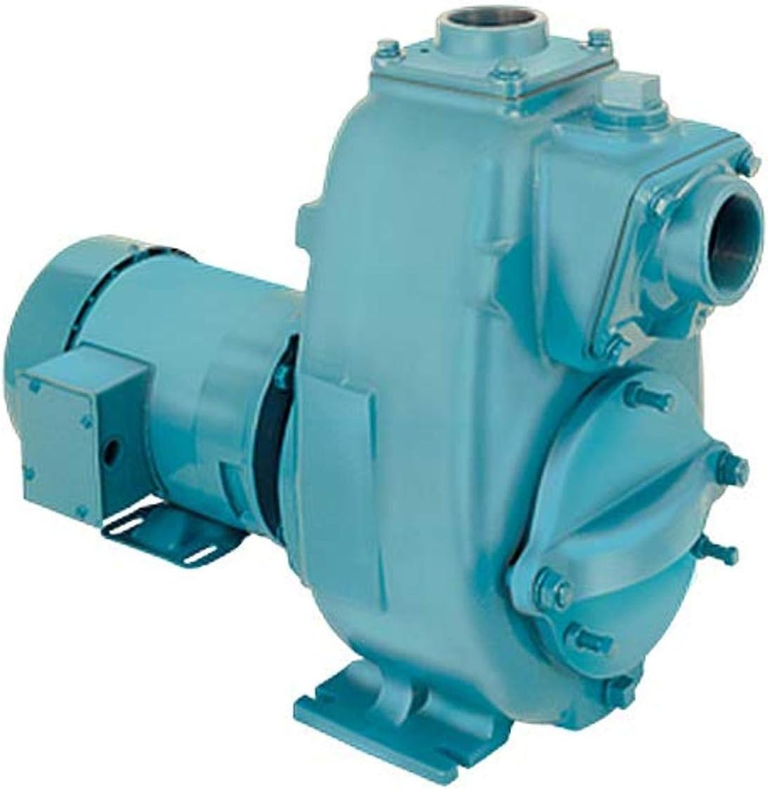 MP Pumps 44222 Self Priming Trash Pump, Cast Iron, 3 Phase Motor, Closed Couple, 2CT 2" x 2"