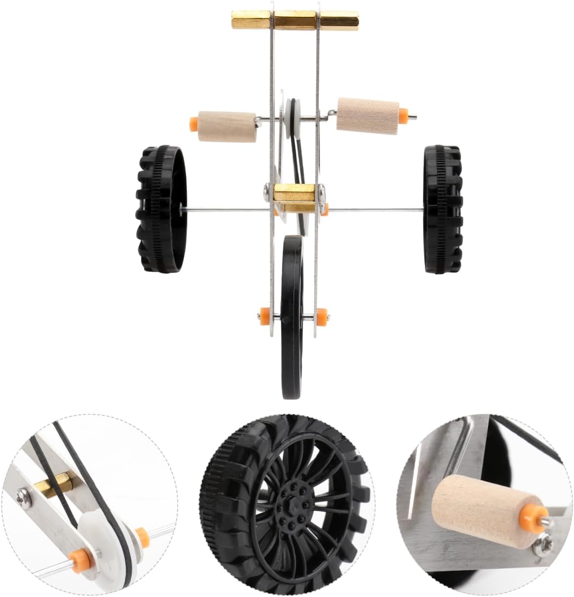 POPETPOP Bird Intelligence Toy, Bird Training Toys Parrot Training Bicycle Parrot s Educational Mini Bike for Parakeet Cockatiel Conure