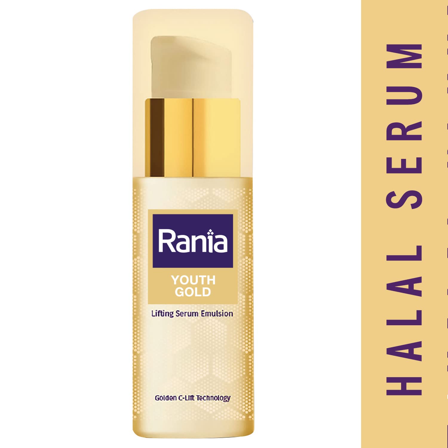 Rania 24K Gold Serum emulsion| Reduces wrinkles, instant hydration| Boosts collagen & skin elasticity| Light weight, non oily| Vit C, Niacinamide Vitamin B3| Smooth & glowing skin, 20ml