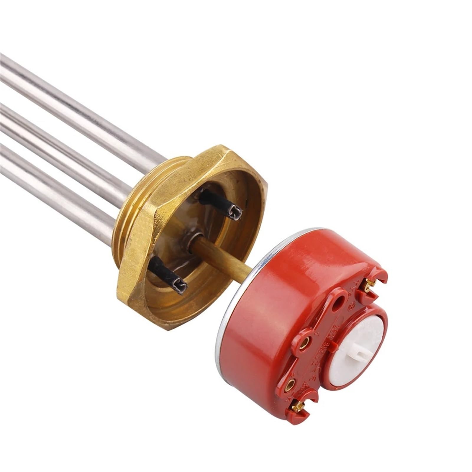 Element grzejny 48 V z termostatem DC Element grzejny SUS304 250 W/450 W/1000 W DN32 Grzałka zanurzeniowa do wody(450W)