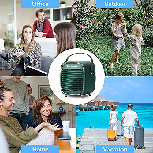 Refroidisseur d'air portable Logmic vert mini climatiseur de bureau - 8