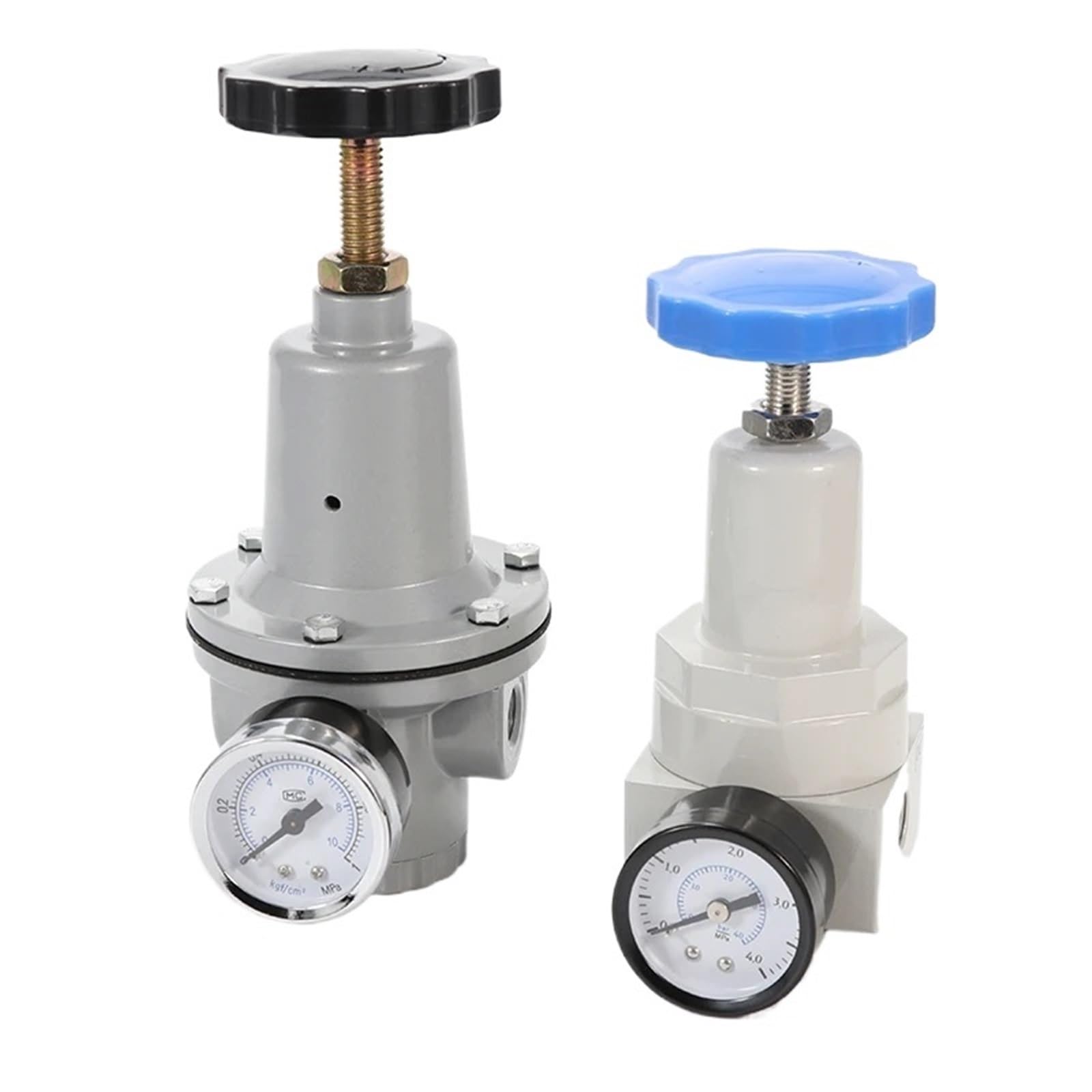 Regolatore pneumatico ad alta pressione 0~40 bar con attacco manometro 1/4 3/8 1/2 2 pollici BSPT 1/2" QTY-08 10 15 20 25 32 40 50(QTYH-40)