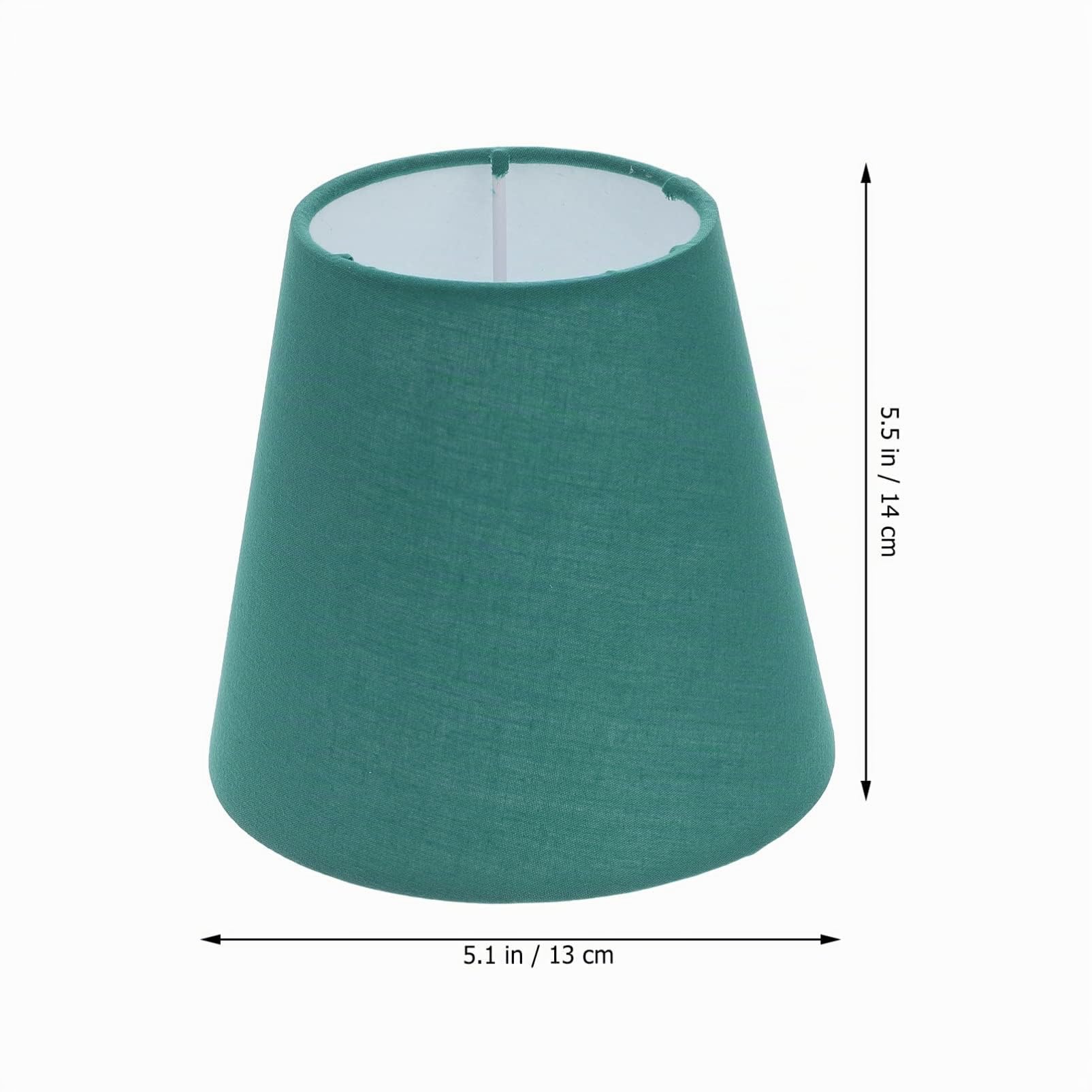Minkissy Sostituzione Paralume in Tessuto: Paralume a Botte E14 Clip- on Paralumi Color Caramella in Tessuto Naturale per Lampadari Candelabri Lampada da Tavolo 14 Cm