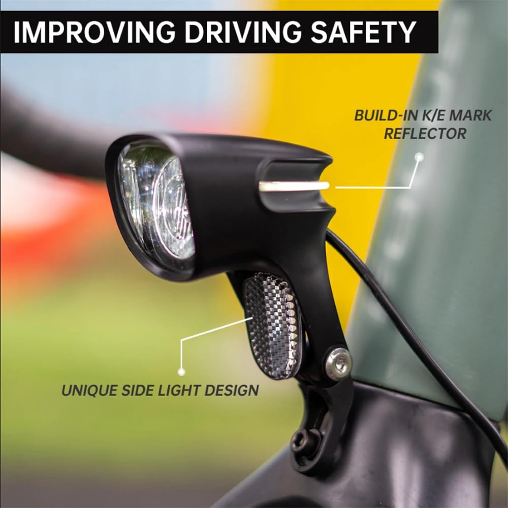 Ebike Faro LED Luce 50Lux E-Bike Luce E Scooter Elettrico Luce Anteriore Accessori Ciclismo Bici Luce Portatile