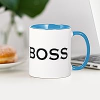 Vista 140 de CafePress Number 1 Boss Mugs 11 oz (325 ml) Ceramic Coffee Mug