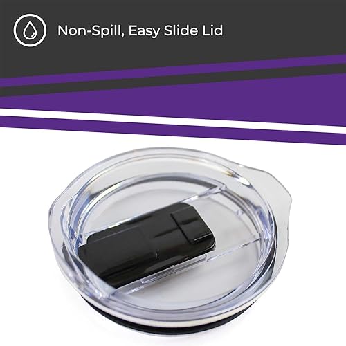 Miniatura 315 de Campus Colors Vaso de acero inoxidable de la NCAA perfecto para el día del partido, 18 onzas, doble pared, mantiene las bebidas perfectamente Azul