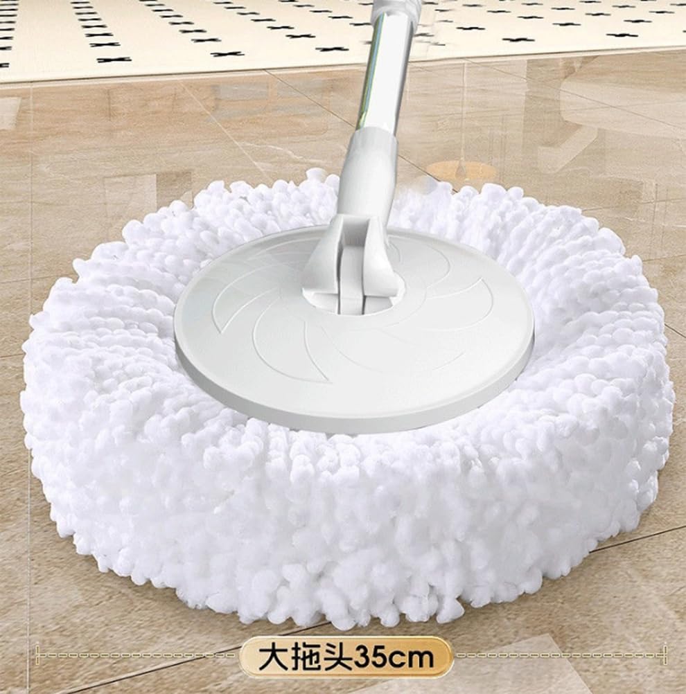 Fregonas con Sistema de Cubo Giratorio de Altura Ajustable: escurrido Manos Libres, Control Mediante Pedal, fregado en seco y húmedo, diseño Que Ahorra Espacio para la Limpieza d