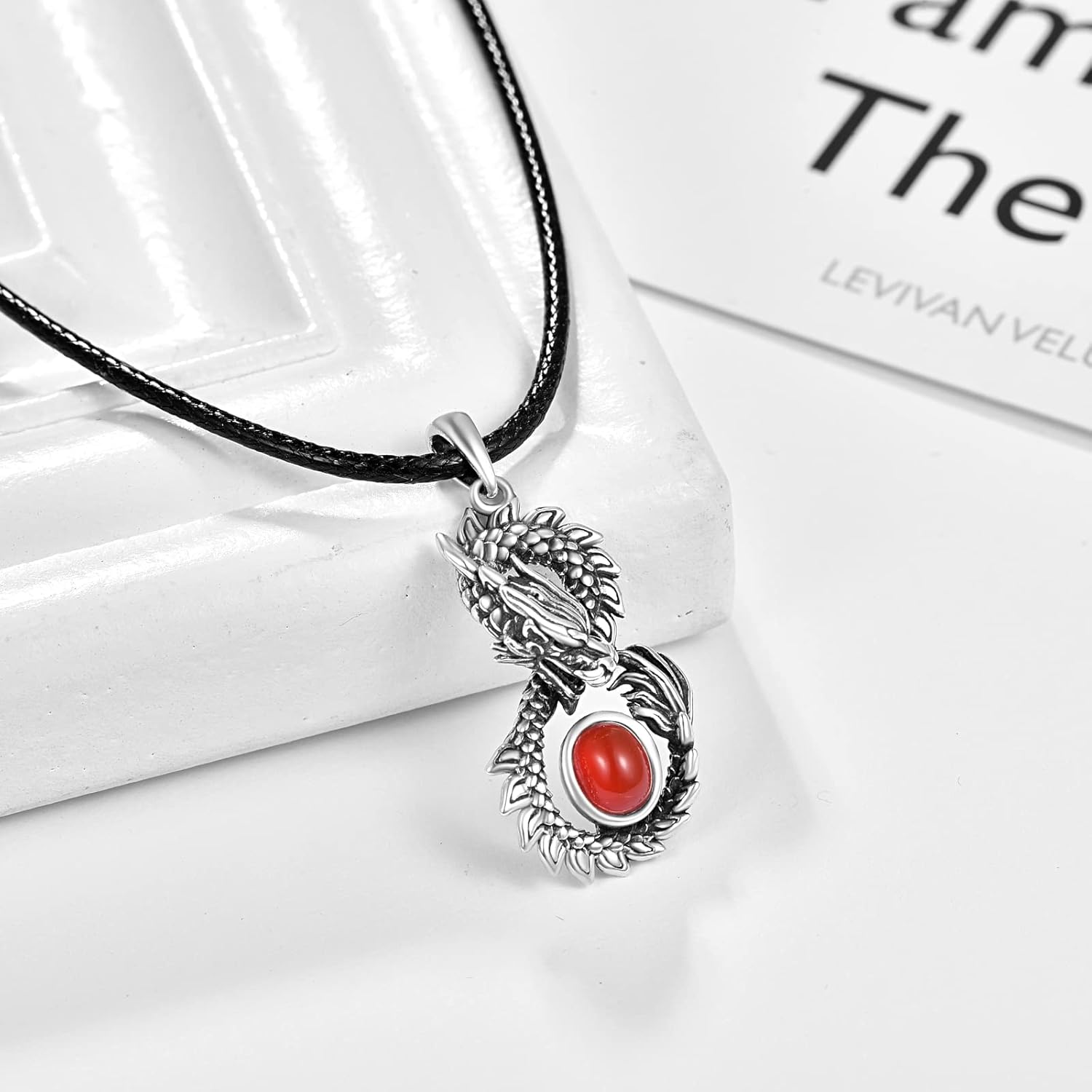 Dragon Necklace 925 Sterling Silver Infinity Dragon Necklace Dragon Gifts Celtic Jewellery for