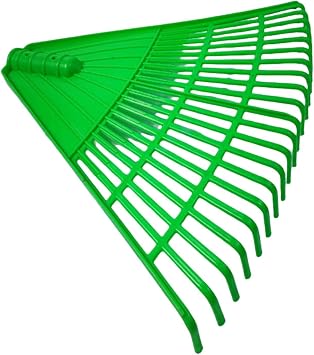 Lawn Rake Head Replacement Pp Professional 42x34cm Accessory Yards Leaf Remover, Green