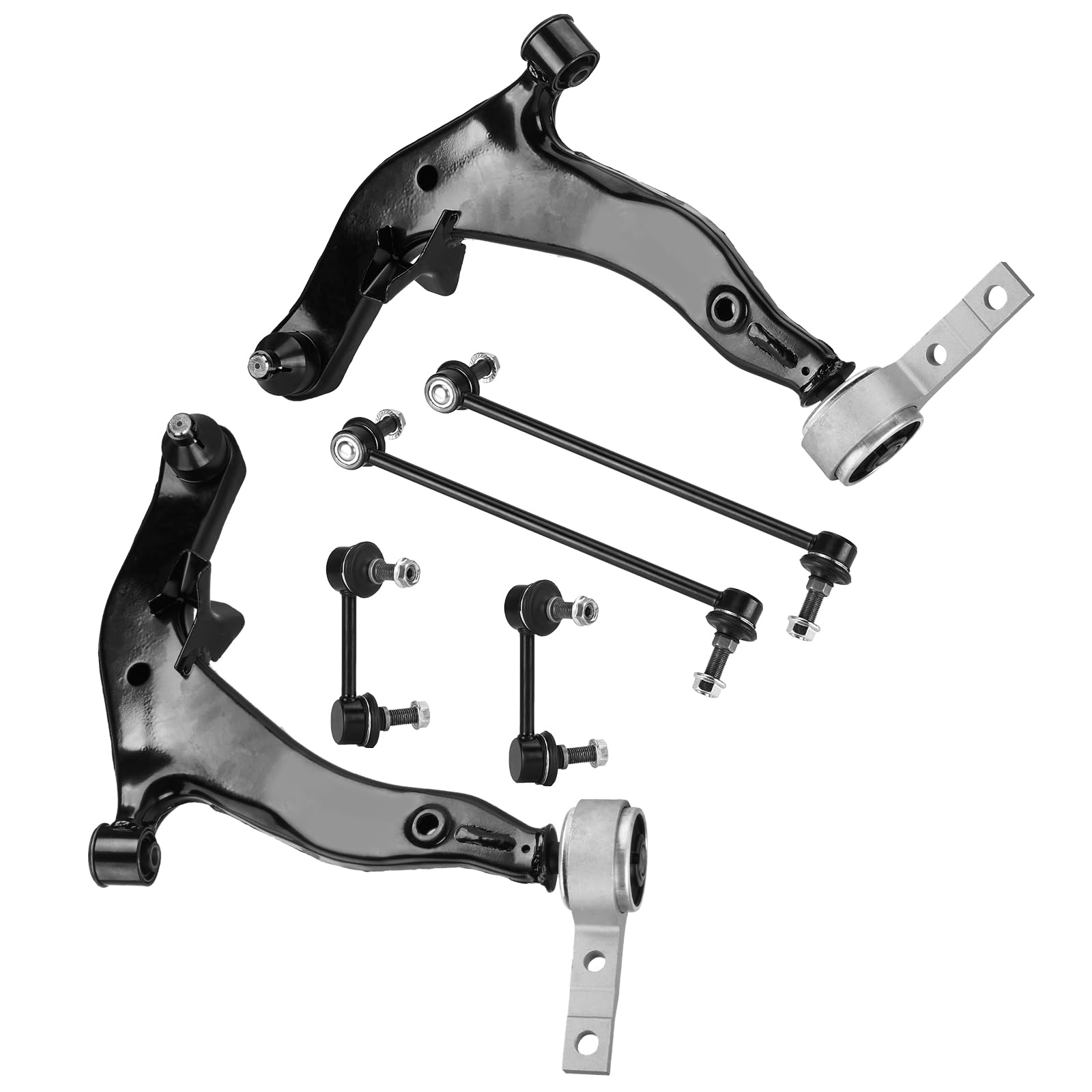 Nissan Murano 3.5L 2003-2007 Front Lower Control Arm Suspension Kit (6 pcs)