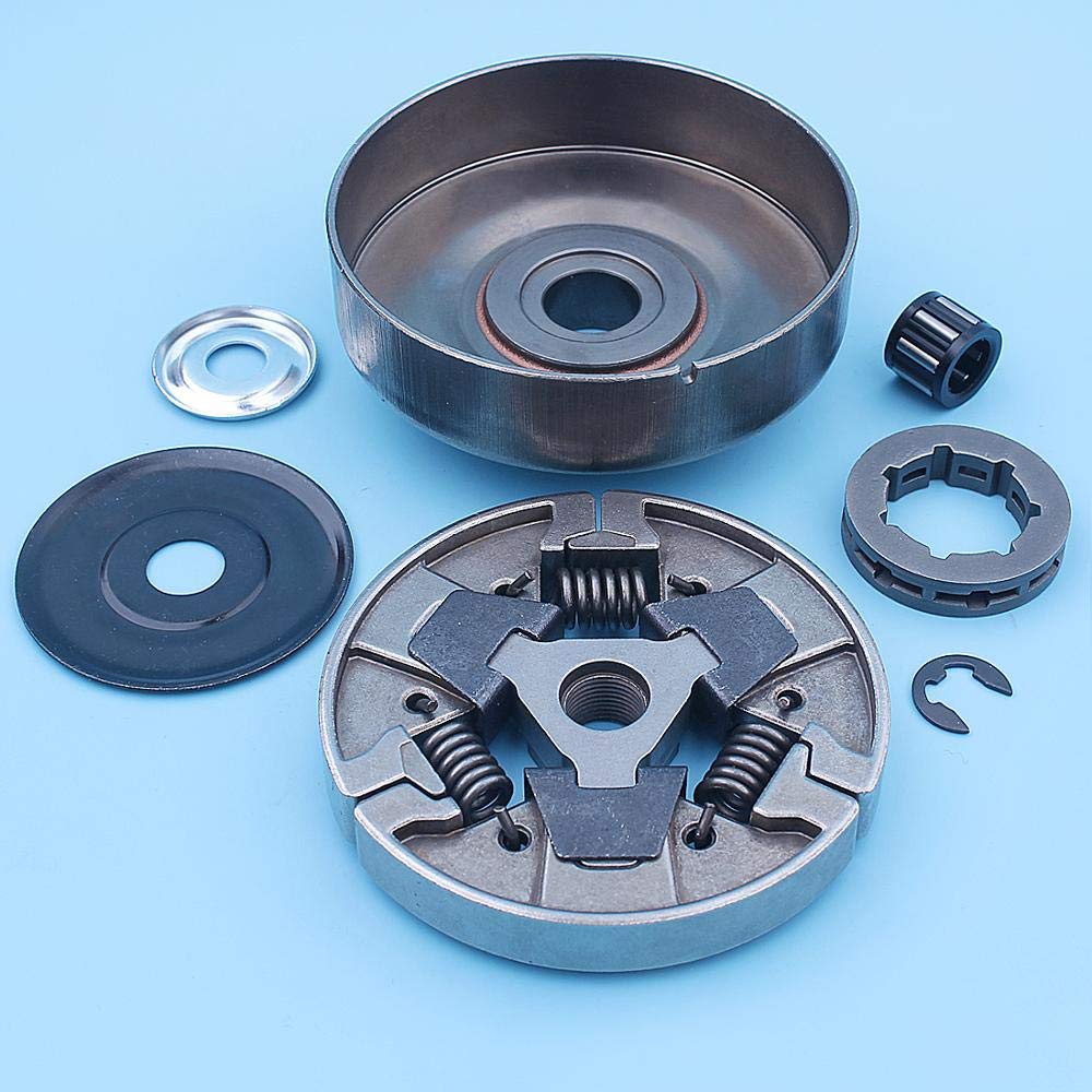 DUNLAP Kit de piñón de llanta de tambor de embrague de 3/8 "-7, compatible con Stihl MS660 066 064 MS640 MS661 MS 660 640, repuestos de motosierra
