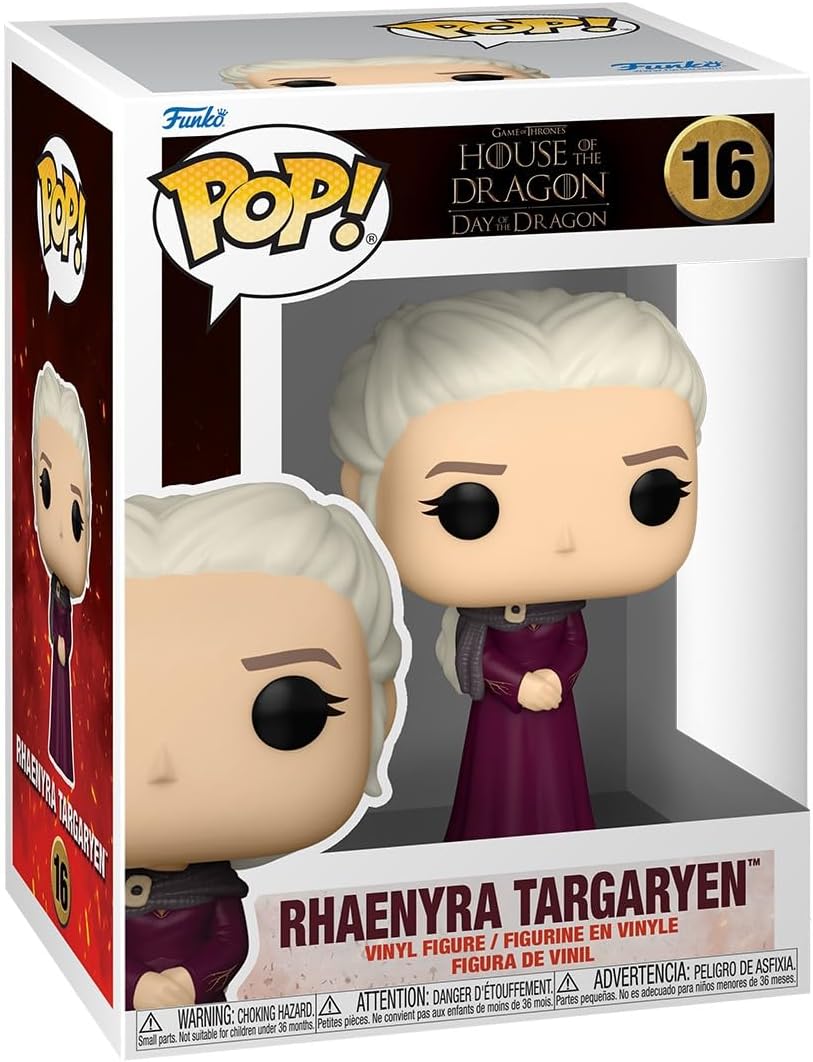 Funko Pop Daenerys Sur Le Trône De Dragonstone - Game Of Thrones, Boîte Abîmée, Targaryen