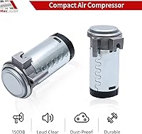 Vista 5 de MaxLouder - Compresor de aire de 12 V, bomba de aire para bocina, kit de compresor de bocina de automóvil súper fuerte para cualquier vehículo