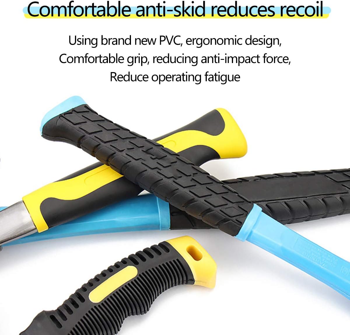 Hammer - Claw Hammer Mirror Polished Bright Hammers Head Non Slip Handle Hammer Material:High-Carbon Steel,Handle Material:PVC,Specifications:0.25KG (Size : Specifications:0.5KG)