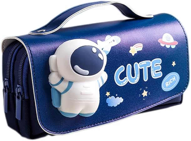 Amazon ペンケース 筆箱 女の子 大容量 三階建て 筆入れ スクイーズ玩具付き 小物収納 多機能 ツールペンケース ぺんけーす おしゃれ かわいい キャラクター 手入れ簡単 小学生 中学生 高校生 大学生 社会人用 人気 スタイル2 ペンケース 文房具 オフィス用品