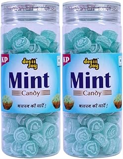 Desiijoy Mint Candy, Sweet and refreshing candies, 200g (Pack of 2)