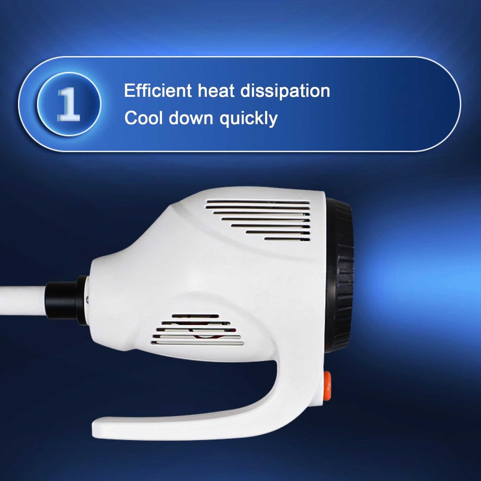 Lampada Per Visita Medica A LED Da 10 W, Lampada Per Esami Chirurgici Con Lampada Flessibile A Collo Di Cigno, Luce A LED Con Base Mobile, 220 V, Altezza Regolabile Da 100 A 196 Cm, Dimmerabile