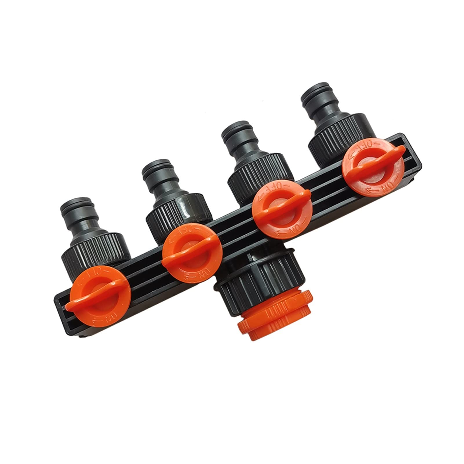 1/2 pollch 3/4 pollici 1 pollice a 4 vie Acqua Connettori Connettori Adattatore Quick Thread Adattatore Giardino Tubo Tubo Splitter Drip Irrigation Plant Garden Tools Presa per l'acqua del