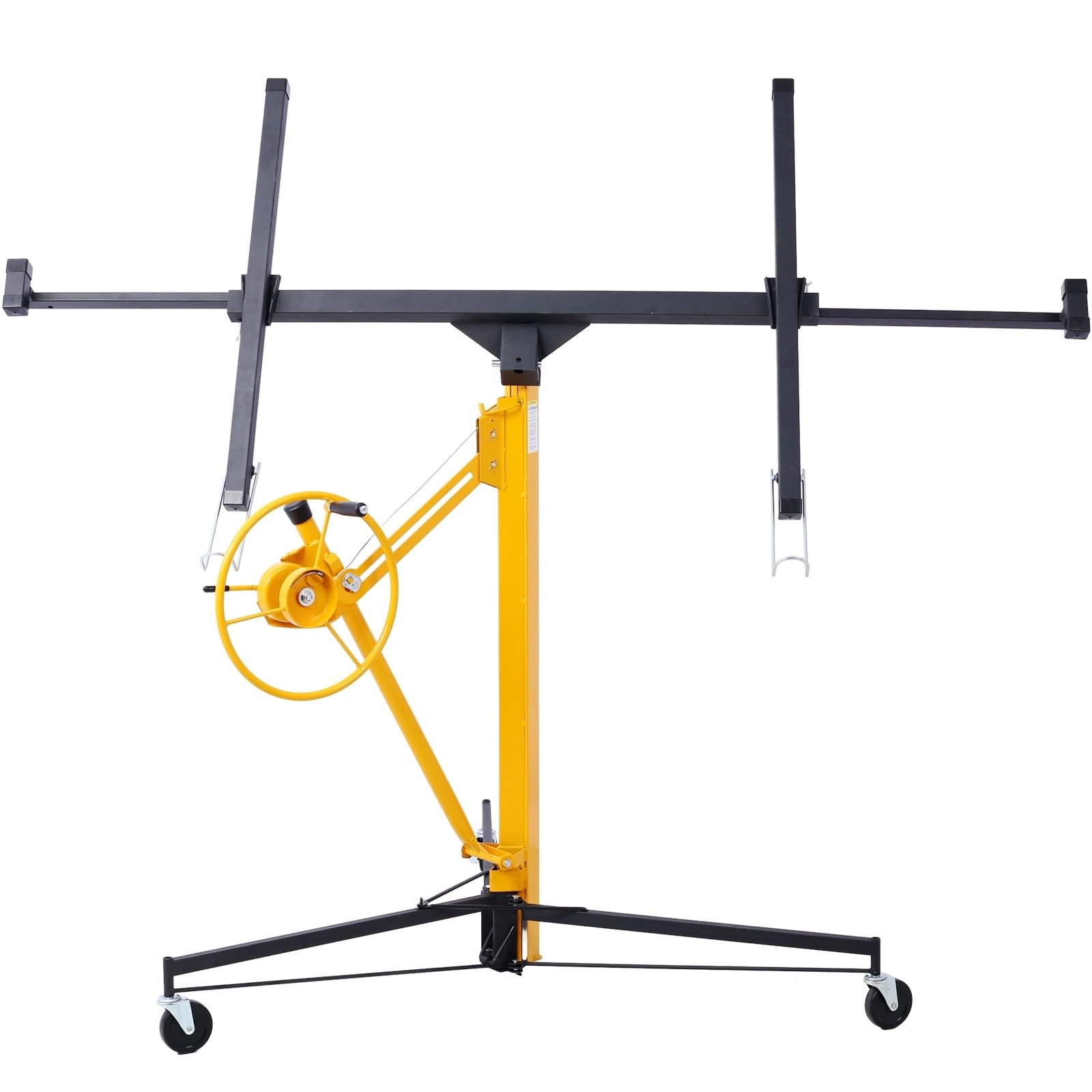 MOWALAUTOS Professional Drywall Lift Panel Hoist - 11' Lift Jk Lifter, BLK+YELLOW