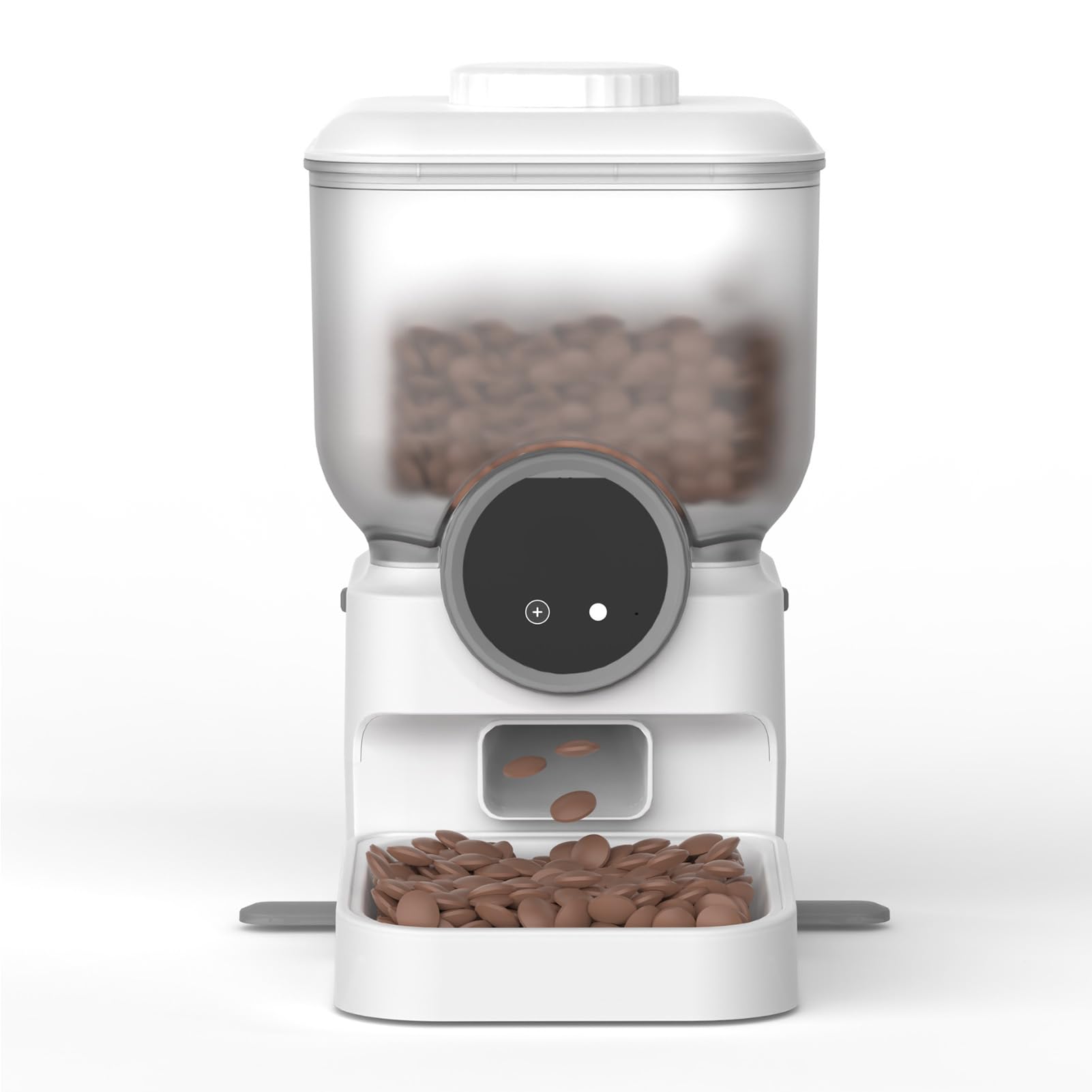Asixxsix Distributore Automatico Di Cibo per Gatti Wifi, Distributore Di Cibo per Cani Con Timer Intelligente Wireless-Fidelity Da 6,5 Litri Controllo Tramite App per Cani Di Piccola