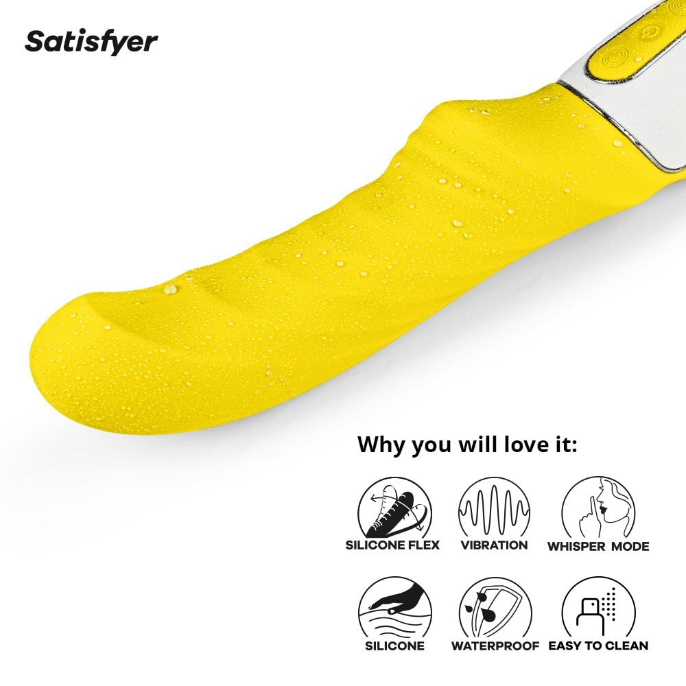 Amazon.com: Satisfyer Yummy Sunshine Vibrator Sex Toy | Adult Toys for  Women | Best G-Spot Clitoral Stimulation | Vibrating Sexual Pleasure Device  | Stimulation Vibrators | Female Wellness Tools | Woman Sextoy : Health &  Household