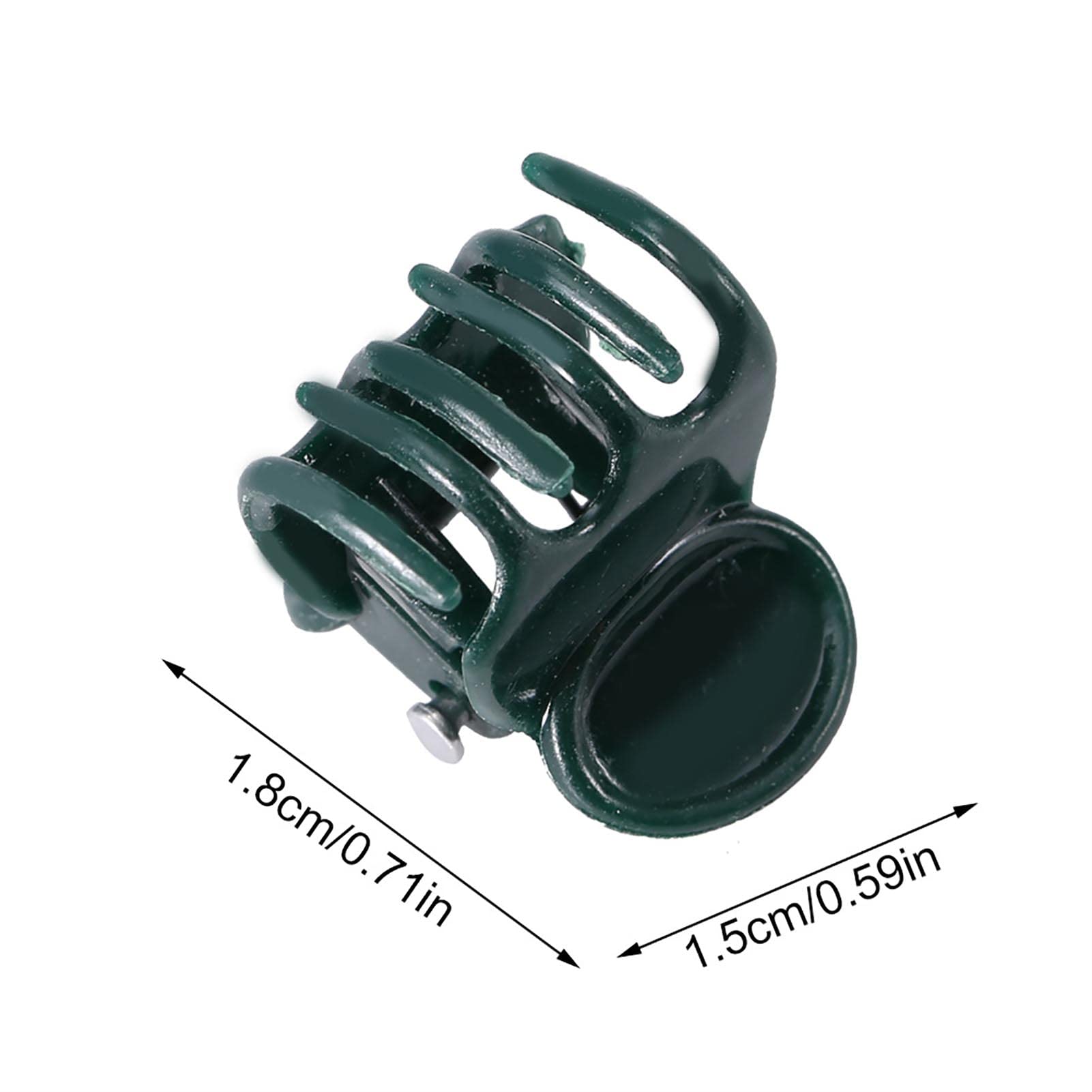 100 Clip Per Orchidee In Vimine - Supporto Piante Da Giardino Con Custodia (1,5 Cm) - Foto 2