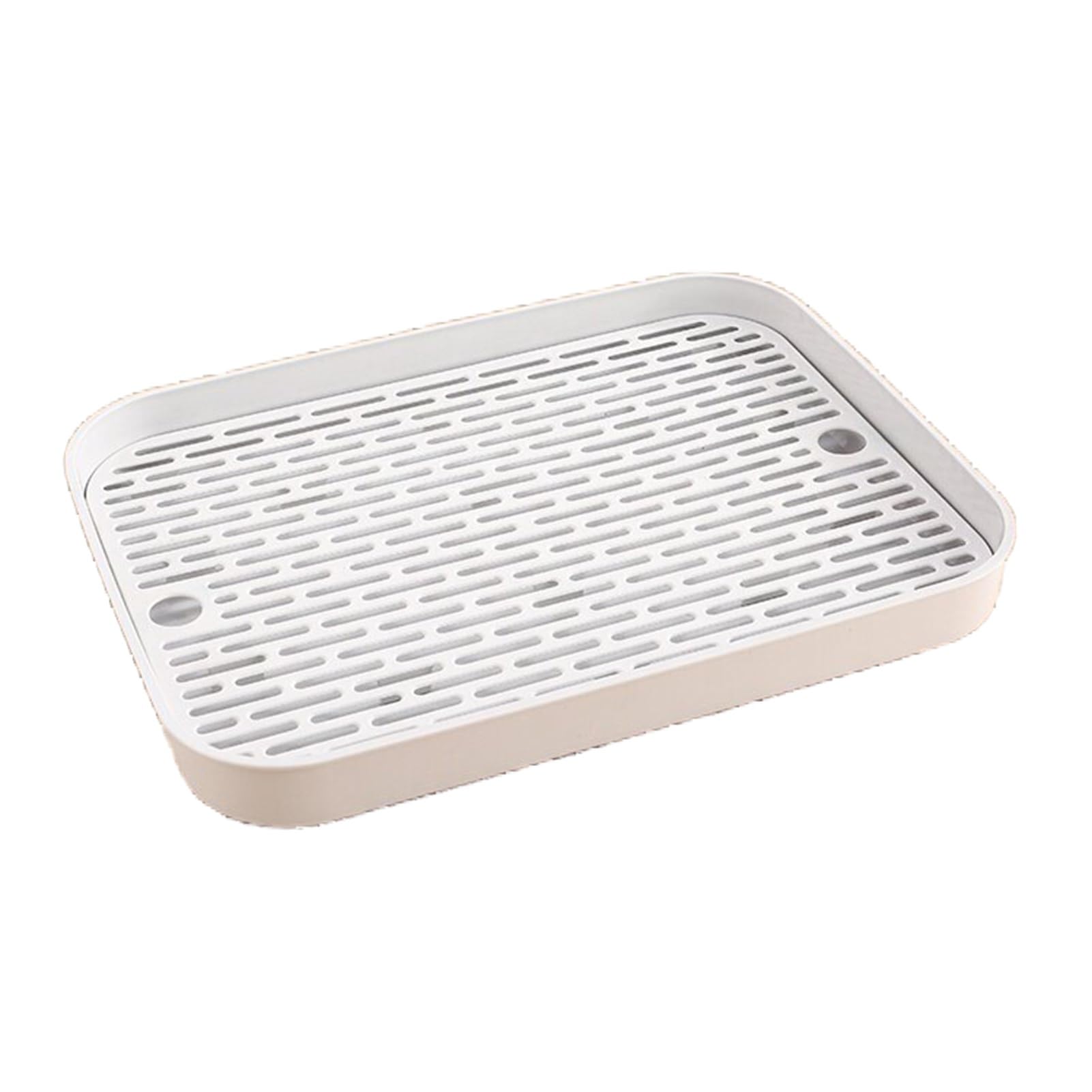 PP Tray,Double-layer Draining,Rectangular Fruit Storage Box,Detachable Design,Suitable for Tea Rooms(Color2)