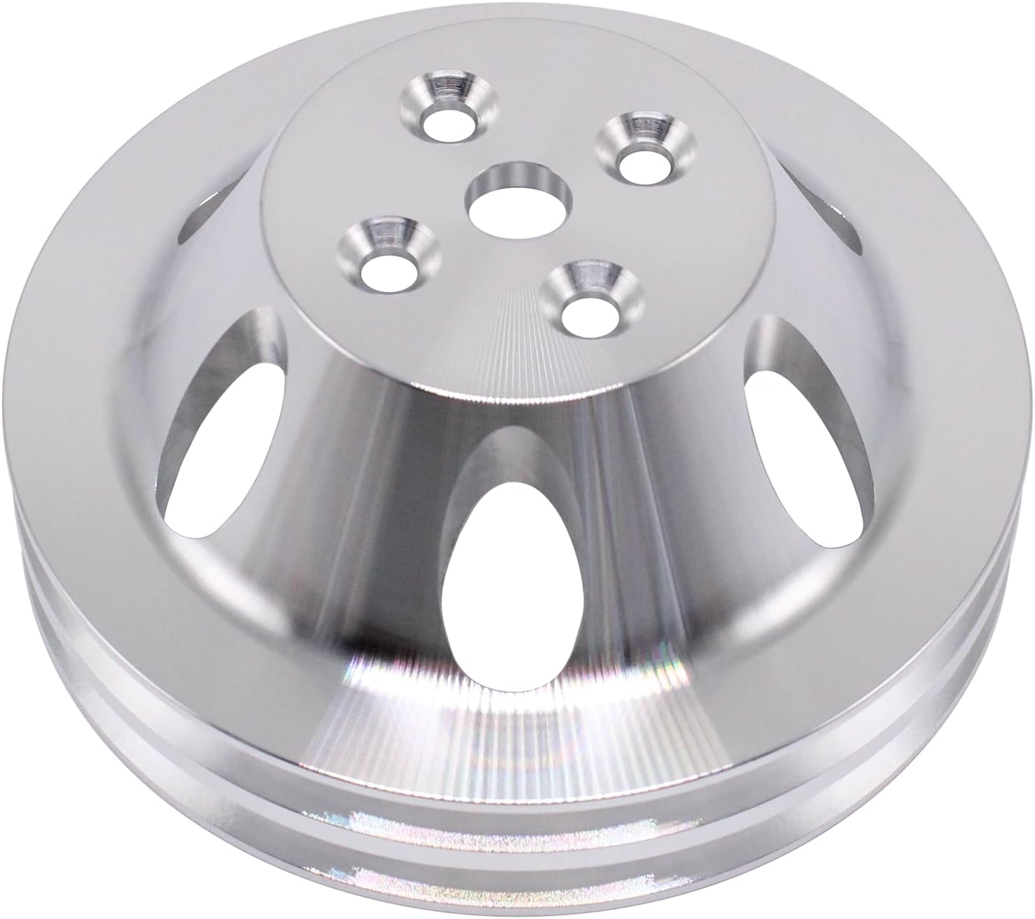 Aluminum SWP Short Water Pump Double Groove Pulley Fits For Chevy BBC 396 427 454 1965-1968