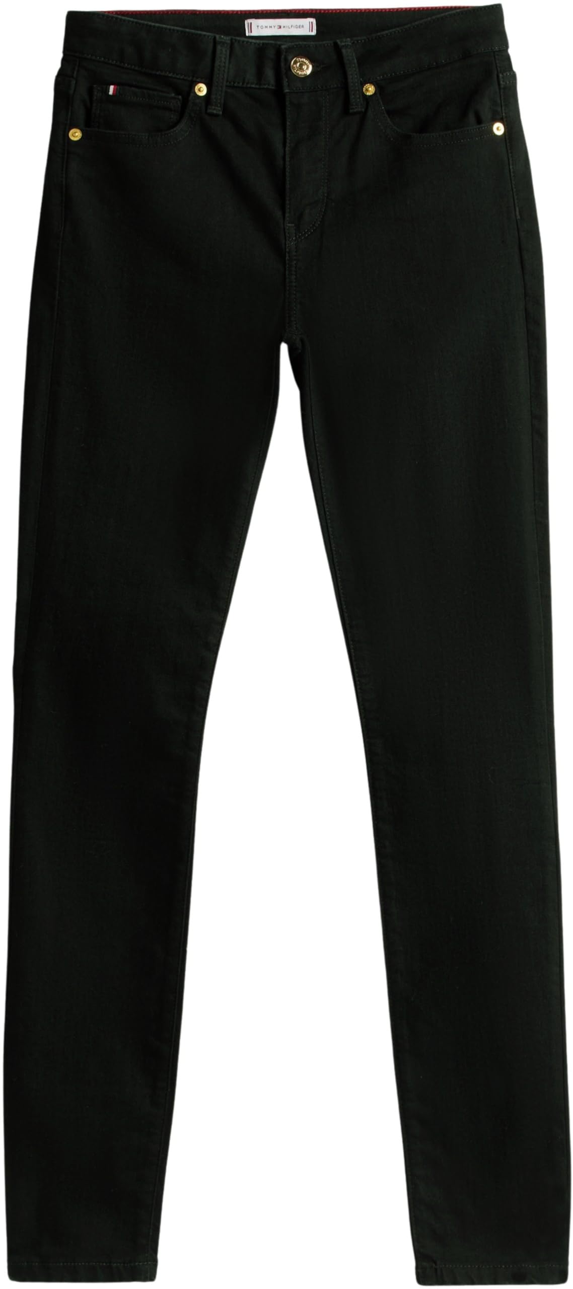 Tommy Hilfiger Damen Skinny DNM Black Como Skinny Rw Ww0ww46720