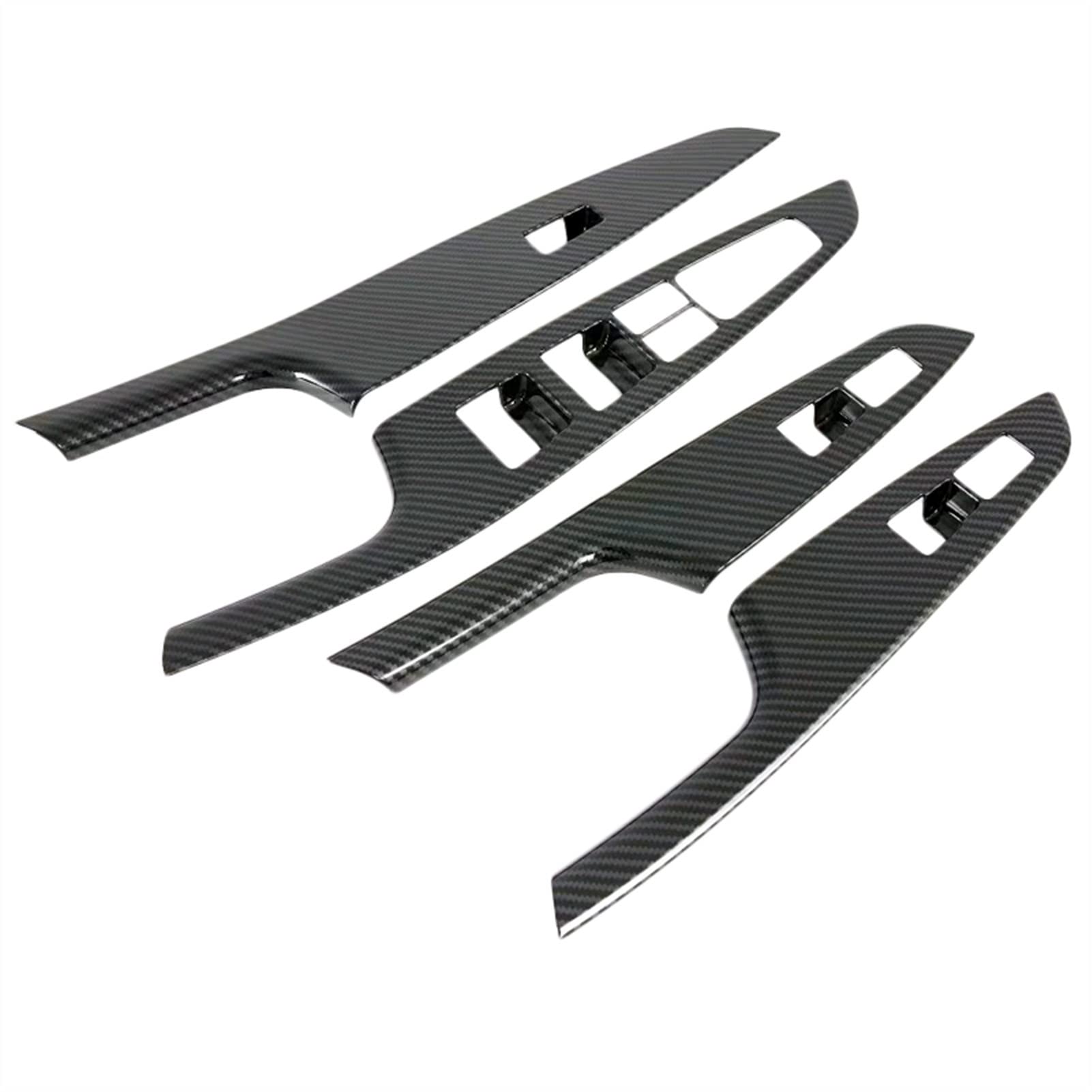 Do Hyundai Tucson 2015-2020 wnętrze samochodu wewnętrzne podłokietnik podnośnik szyby przełącznik listwa guzikowa Pull Trim Cover akcesoria samochodowe uchwyt wewnętrzny uchwyt drzwi (kolor: A 4 szt.)