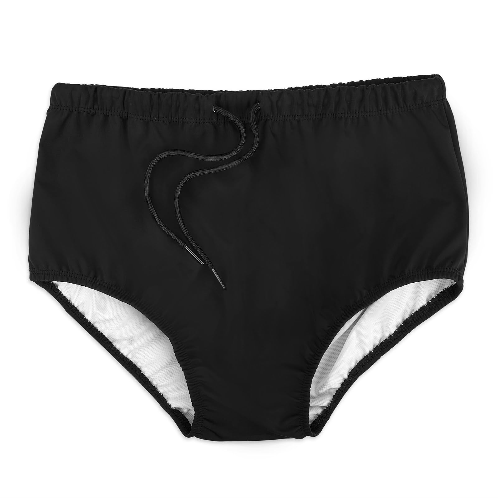 AQX Reusable Adult Swim Diapers Special Needs, Plastic Diaper Cover Leakproof, Swimmers Nappy Rubber Pant for Incontinence Protection Unisex (XL,