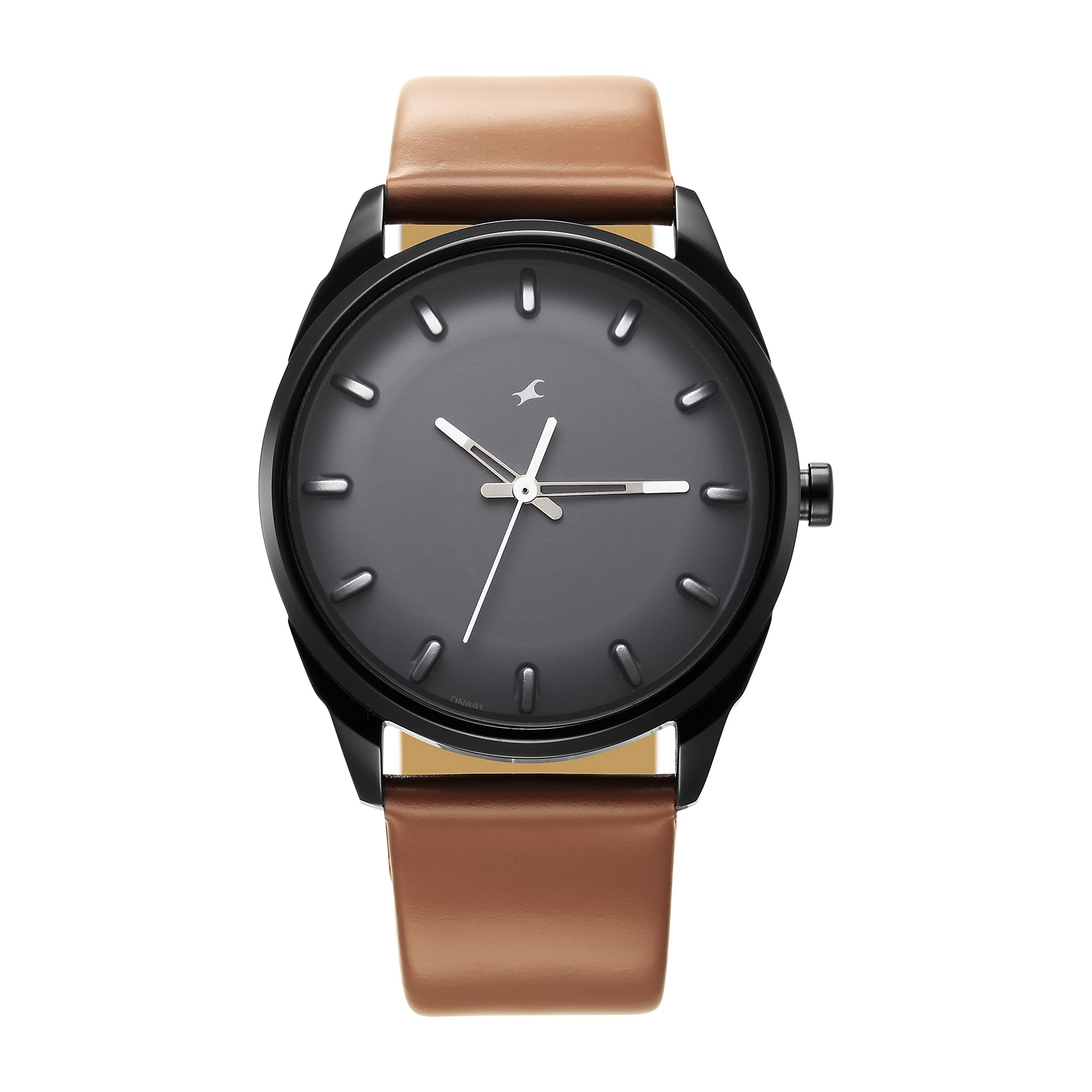Fastrack After Dark Blue Dial & Brown Band Leather Strap Analog Watch for Men-NS3273NL02 (B0BPSS5D3K) Amazon Price History, Amazon Price Tracker