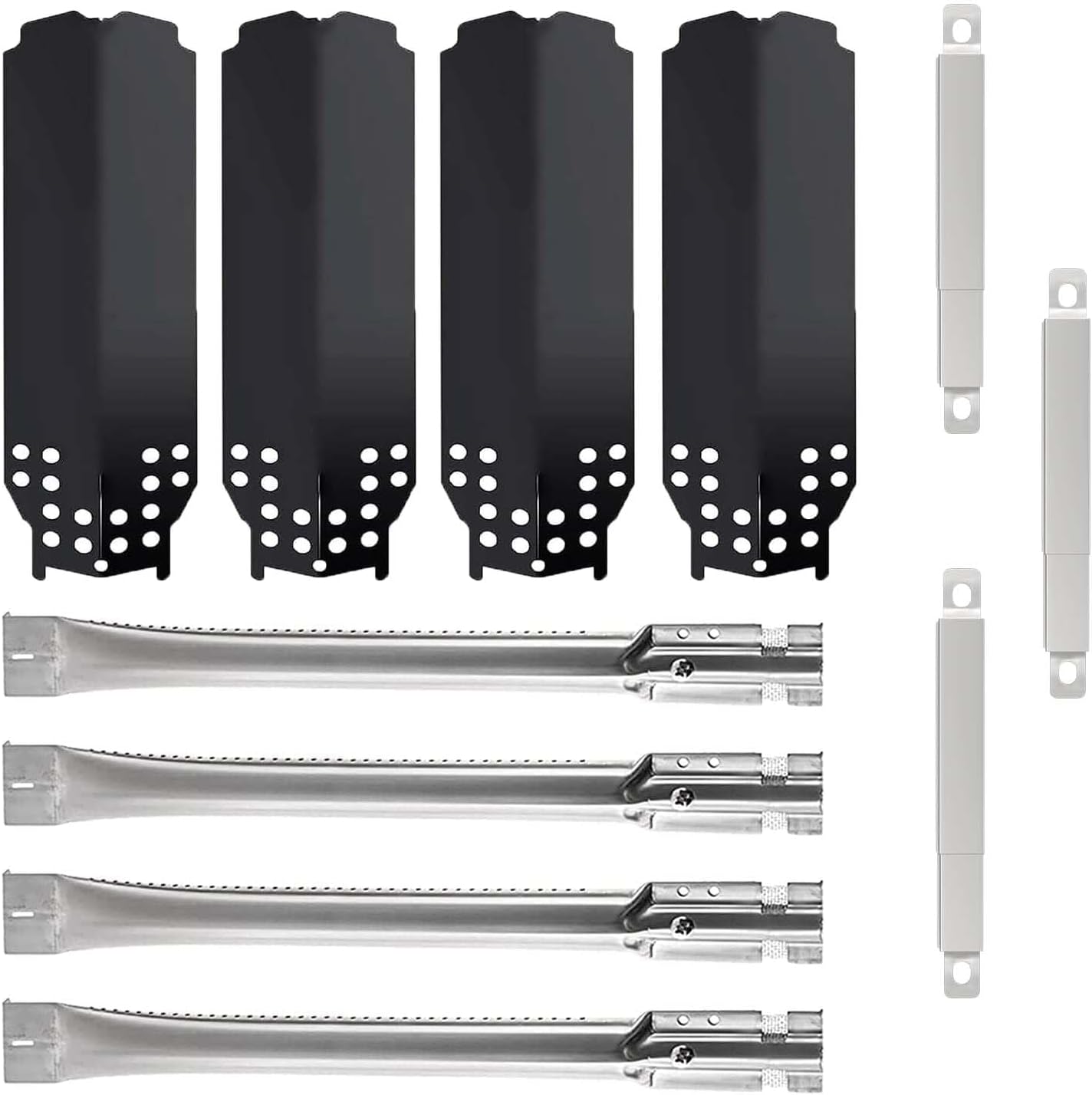 Grill Replacement Parts Repair Kit for Char-Broil Classic 360 3-Burner 463742418 463773717 463773817 46377391,Grill Burners,Heat Plates and Crossover Tubes for Char-Broil G215-0203-W1 G320-0200-W1A