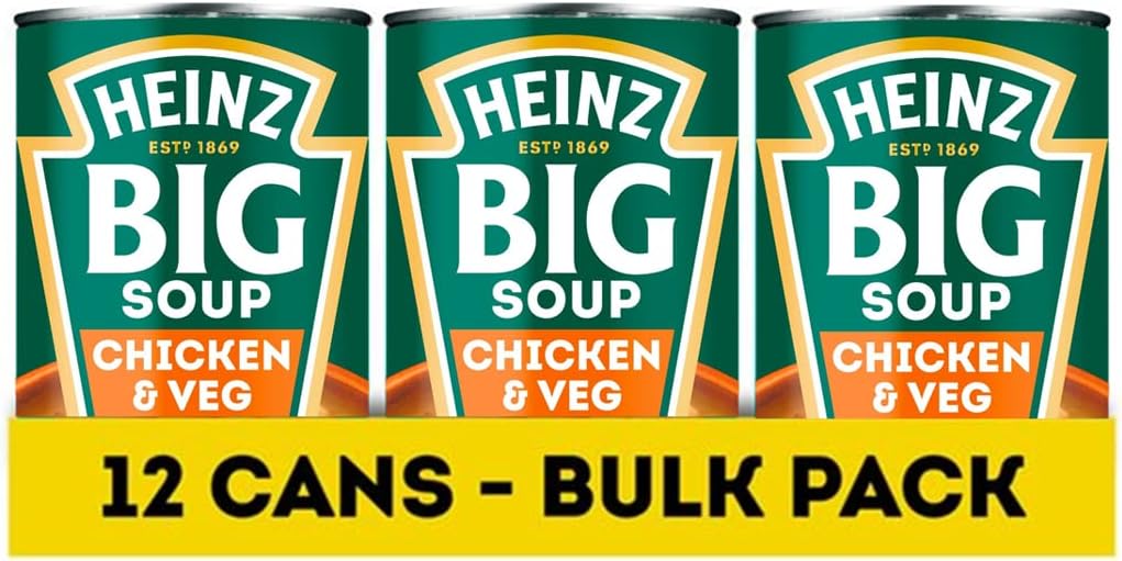 Heinz Big Soup Chicken and Vegetable, 400 g (Pack of 12) Amazon.co.uk