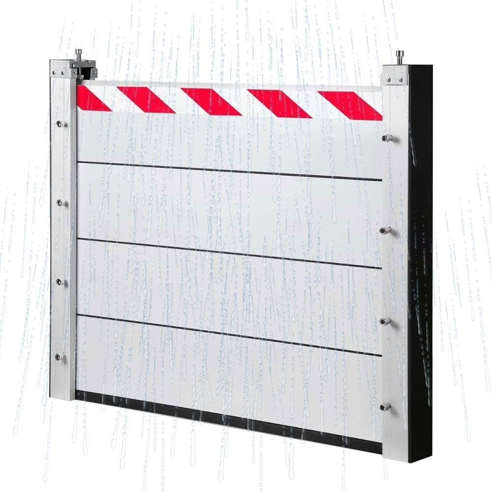 Barrière anti-inondation QiuShuiDr en aluminium 120x40cm pour porte et garage