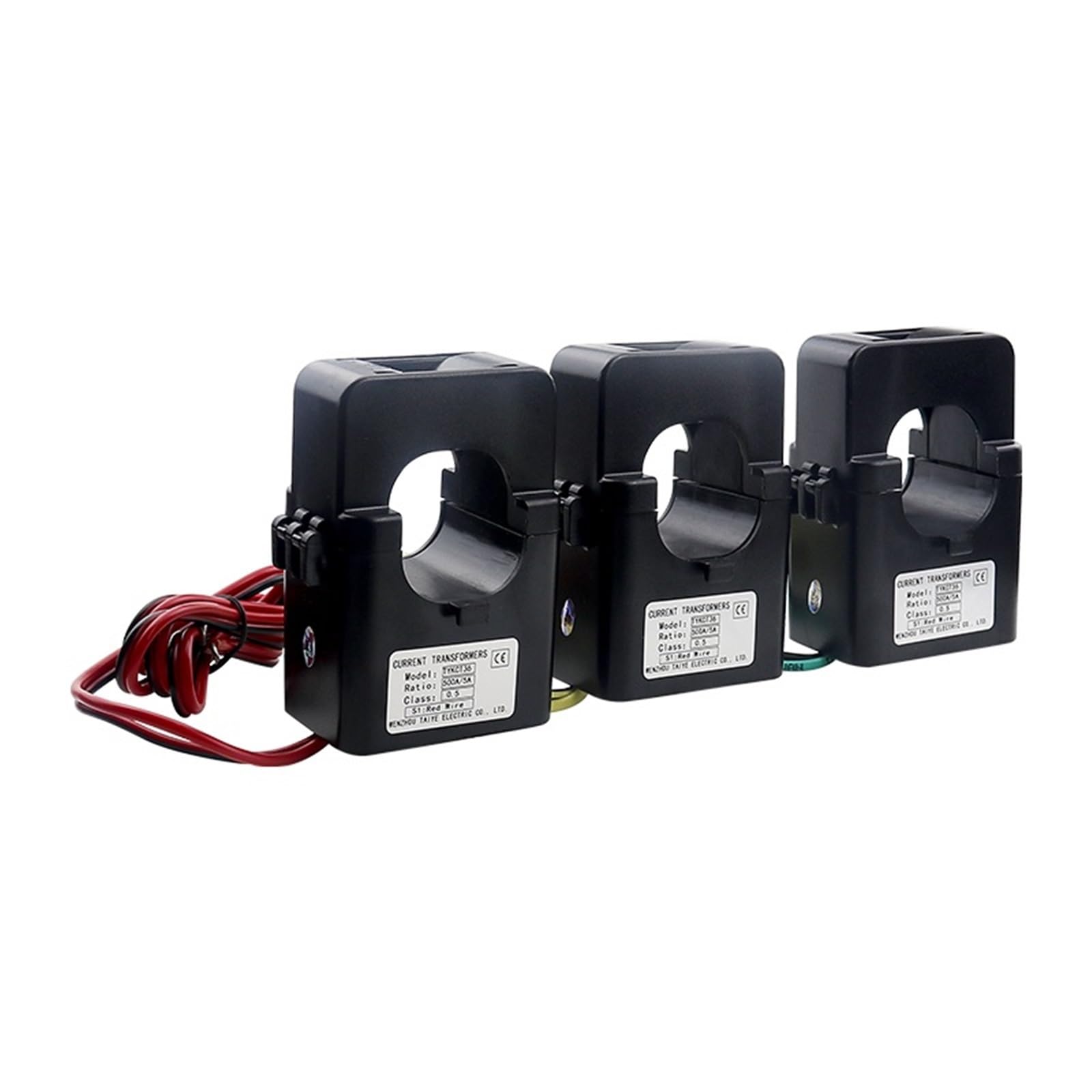Transformateur de courant à noyau divisé KCT-36 de 250A avec sortie 5A