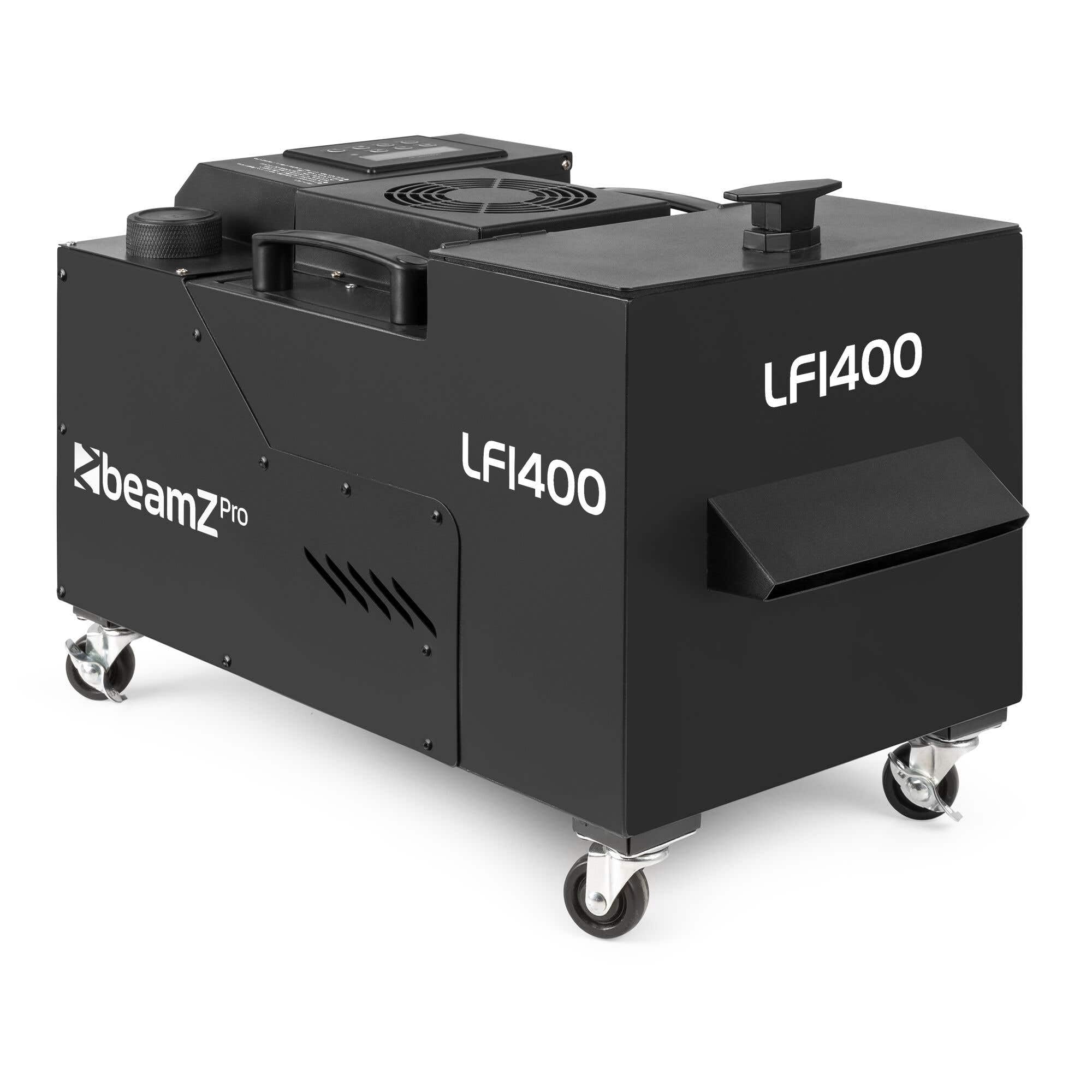 BeamZ Macchina per nebbia professionale LF1400 con tecnologia ad ultrasuoni, uscita 200 m³, con telecomando, macchina per fumo DMX, ideale per eventi, matrimoni e feste