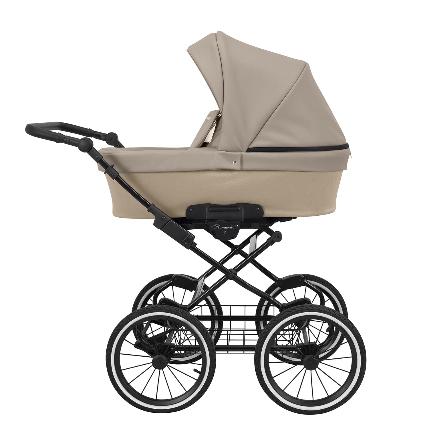 Poussette landau bébé 1 en 1 nacelle bébé Kunert ROMANTIC retro pousette