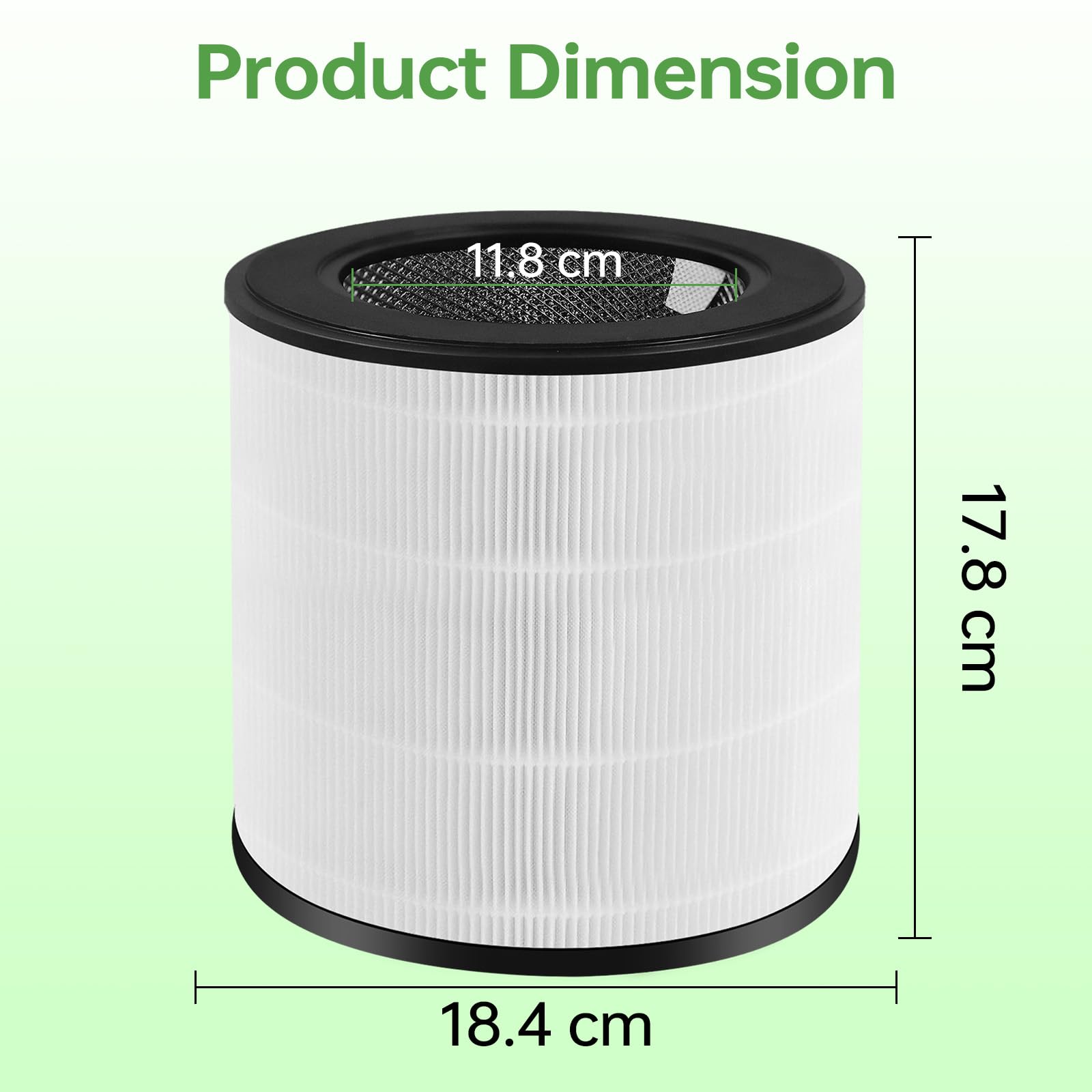 FY0293/30 Ersatzfilter mit Aktivkohle für Philips Serie 800 & 900 Luftreiniger, AC0850, AC0830, AC0820, AC0819, AC0950, AC0951, FY0194/30 NanoProtect Hepa-Filter und Aktivkohlefilter, 2 Stück