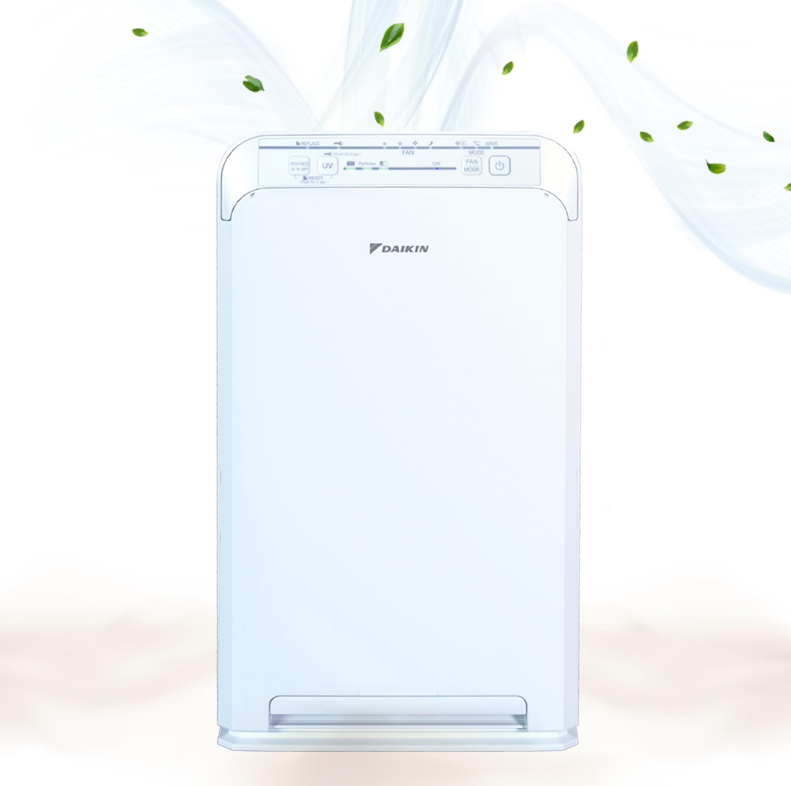 Daikin MCB50YSAU Room Air Purifier for Home, HEPA, Activated Carbon, Pre-Filter and UVC LED Light, Zero Ozone Product, CARB Certified, 10.5 x 10.5 x 19.5 in