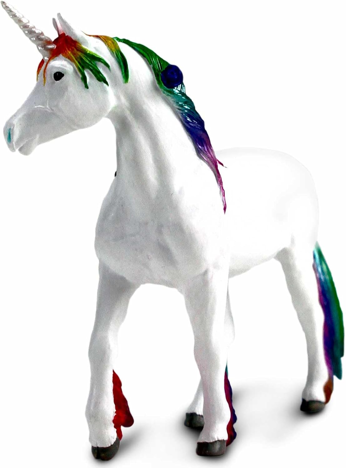 Safari Ltd. Rainbow Unicorn - Realistic 5.5" Mythical Figure - Magical Toy for Girls, Boys, and Kids Ages 3+