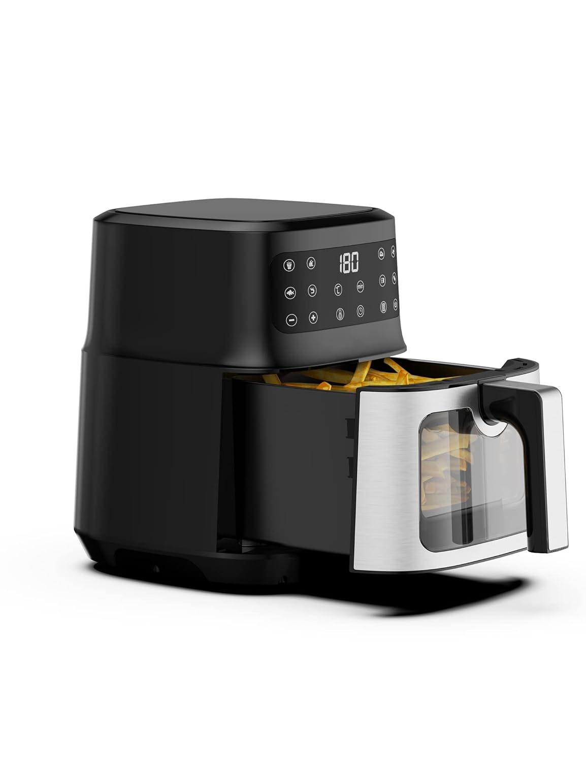 Air Fryer 6 QT Camping Air Fryers Portable with 50 Recipes One Touch Setting with 11 Cooking Functions