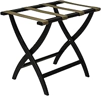 Vista 31 de Wooden Mallet Designer Curve Leg - Portaequipajes, correas grises, roble claro