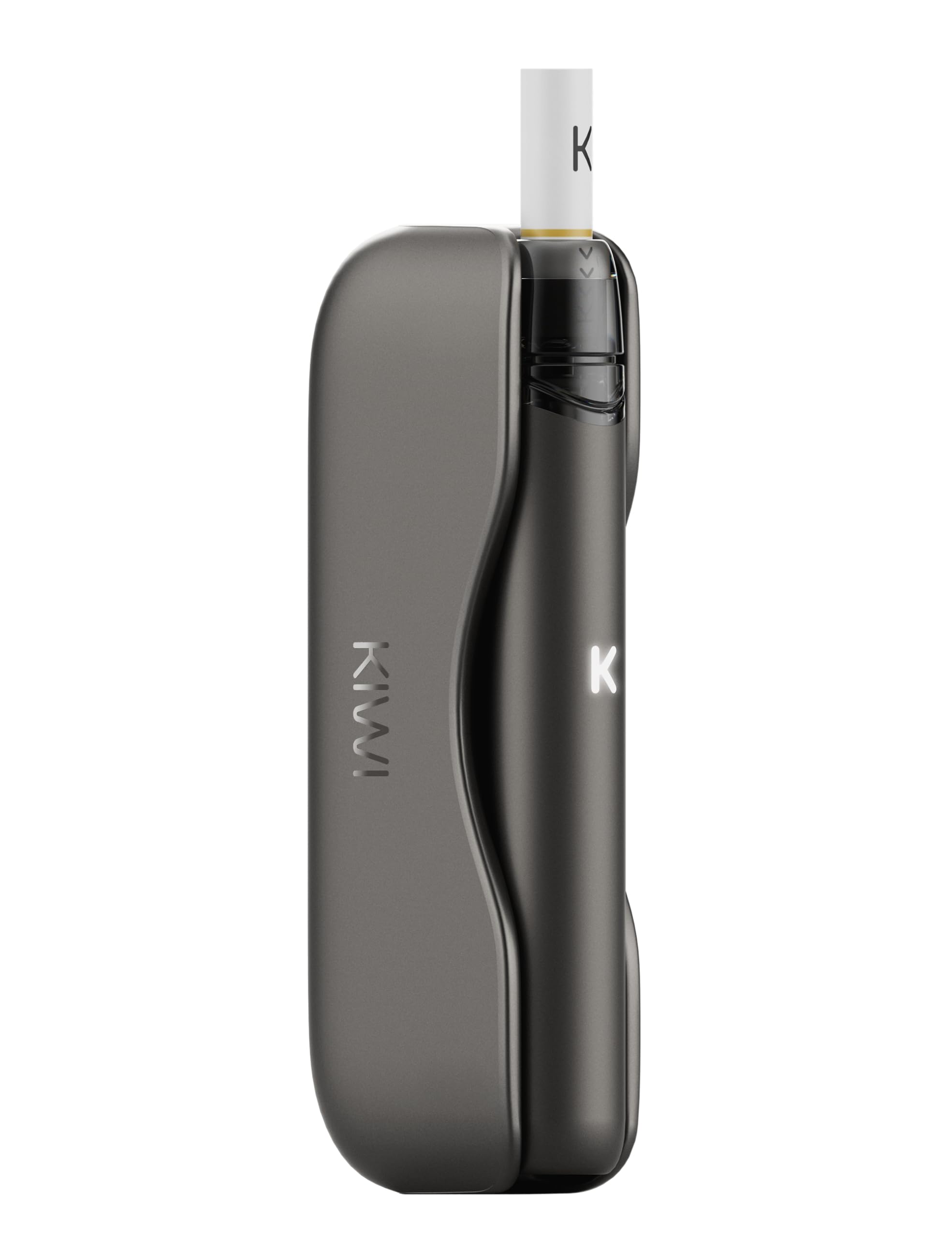KIWI 2 Starter Kit, Nuova Sigaretta Elettronica KIWI 2, 400mAh, Powerbank 1800 mAh, 1.8 ml, senza nicotina, no E-Liquid (Iron Gate)