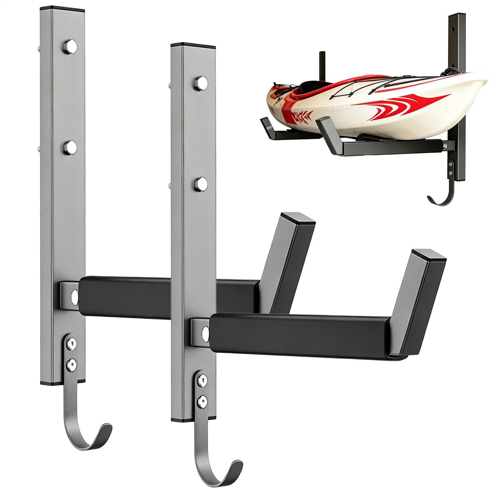 Support de garage pour canoë et snowboard - Matériaux robustes capacité 90 kg - 8