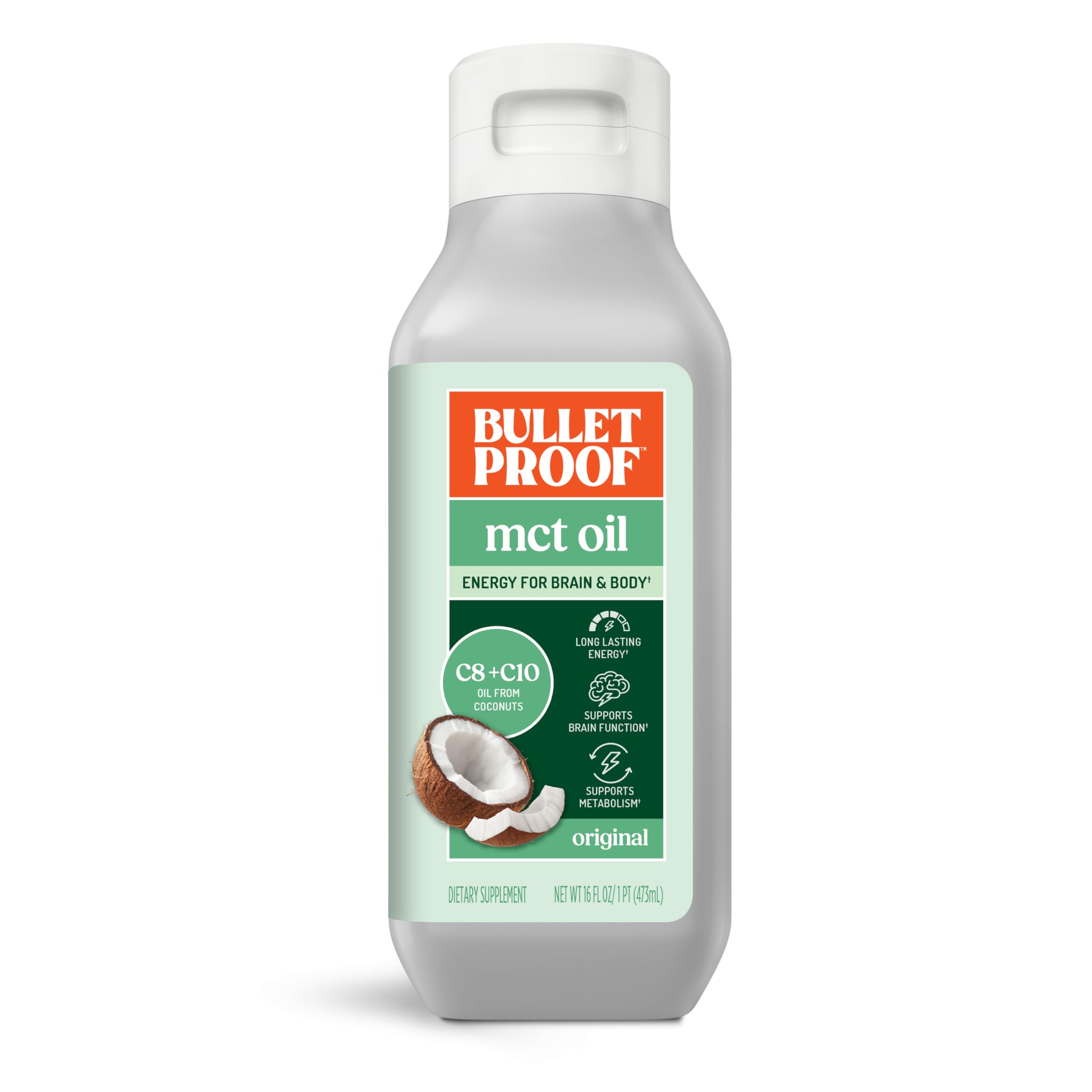 Bulletproof Xct Oil for Keto and Paleo Die From Coconuts Only - 16oz