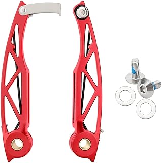 CashMuch Juego de pinzas de freno ajustables en V compatibles con Dahon P8 Fnhon bicicleta plegable de 16/20/24 pulgadas, negro, rojo, rosa, plata, morado (rojo)