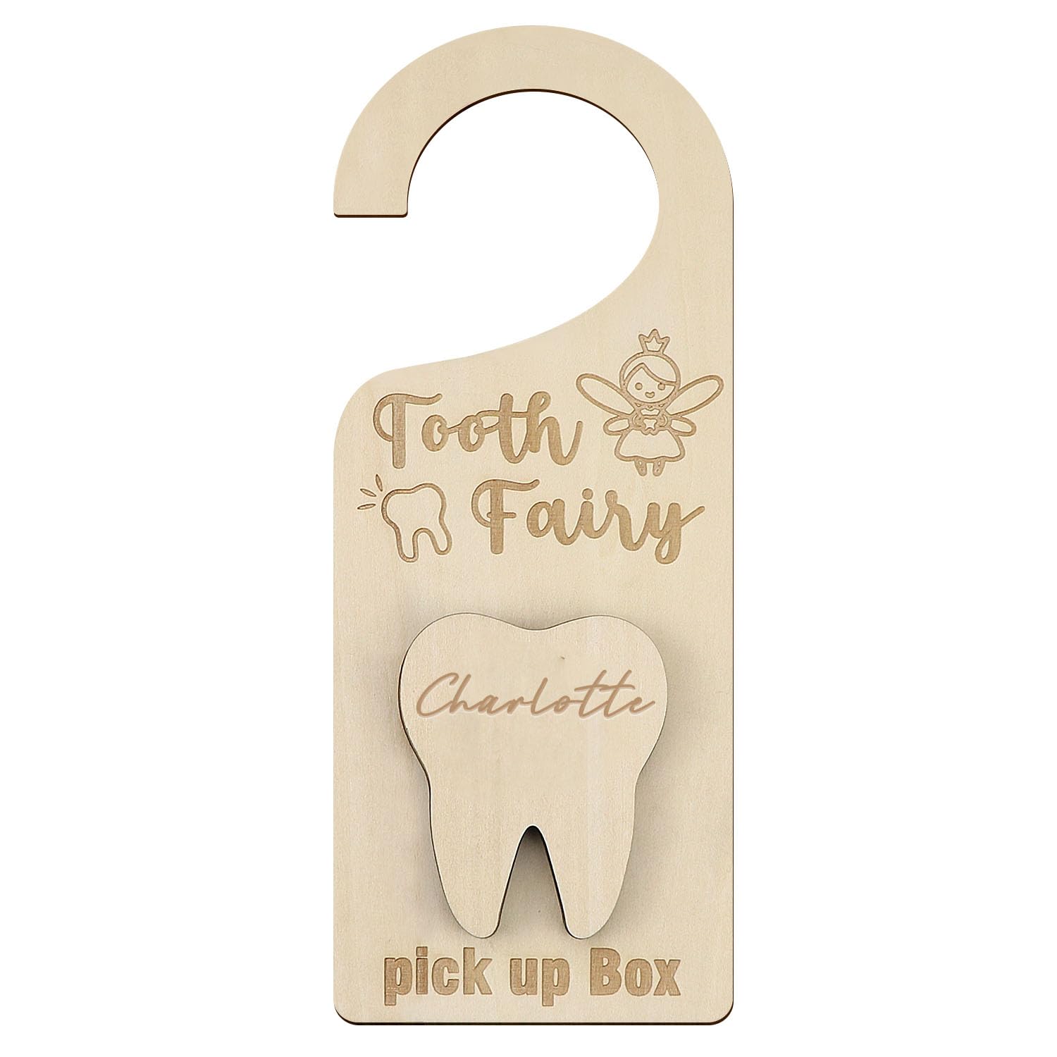 Personalized Tooth Fairy Box With Money Holder Tooth Fairy Door Hanger ...