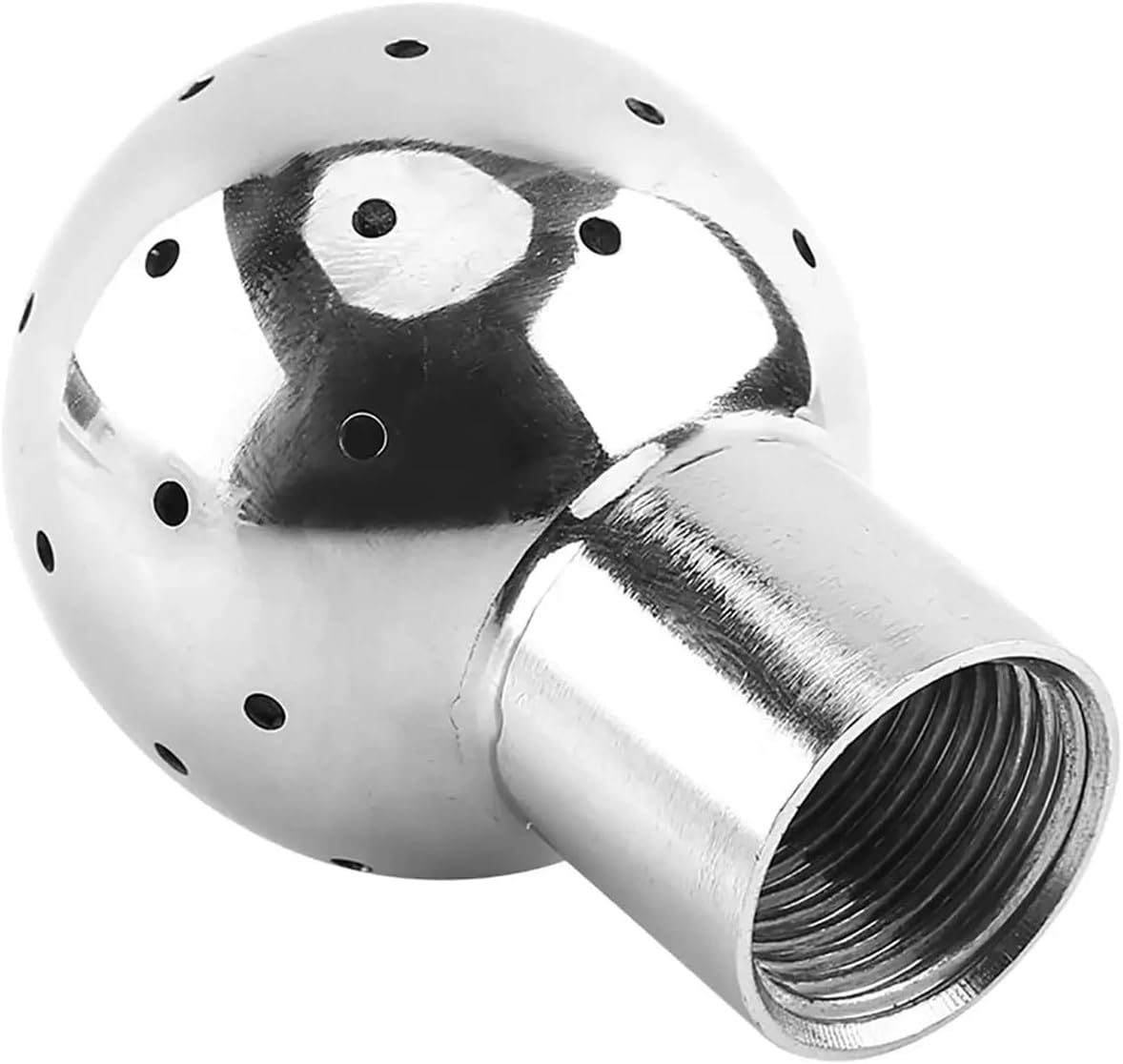 1pc G1/2 Thread Female Stainless Steel Sanitary Spray Ball Tank Cleaning Ball (Fix) 4-split thread spray cleaning ball (Rotary)(Fix)
